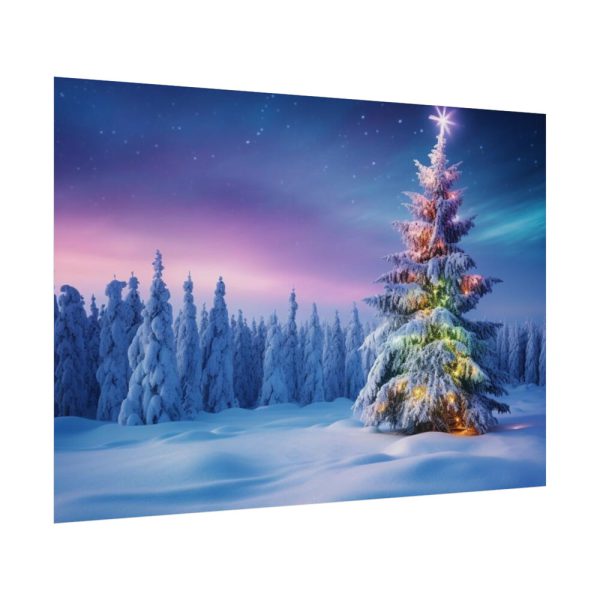 92408-322.jpg Christmas Tree Outside Poster
