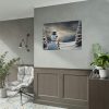 92408-329.jpg Christmas Landscape Snowman Poster