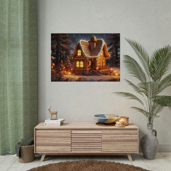 92408-338.jpg Christmas Gingerbread House Poster