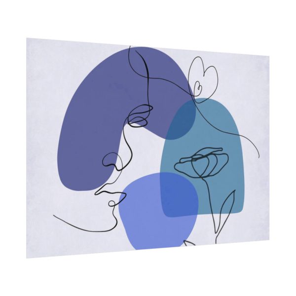 92408-352.jpg Contemporary Line Art Of A Face Poster