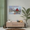 92408-38.jpg Santa Claus on Holiday Poster