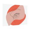92408-412.jpg Abstract Line Art Eye Poster
