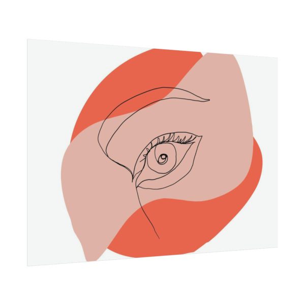 92408-412.jpg Abstract Line Art Eye Poster