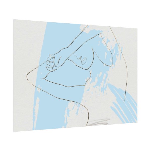 92408-422.jpg Line Art Woman Abstract Minimalist Poster