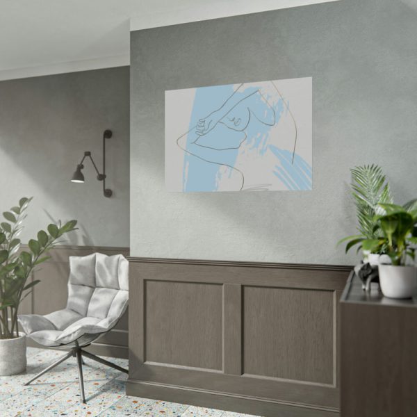 92408-424.jpg Line Art Woman Abstract Minimalist Poster