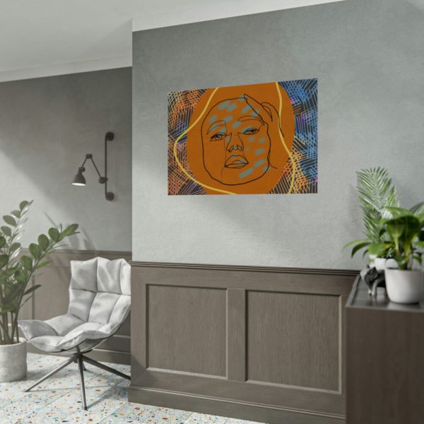 92408-449.jpg Abstract Minimalist Face Poster