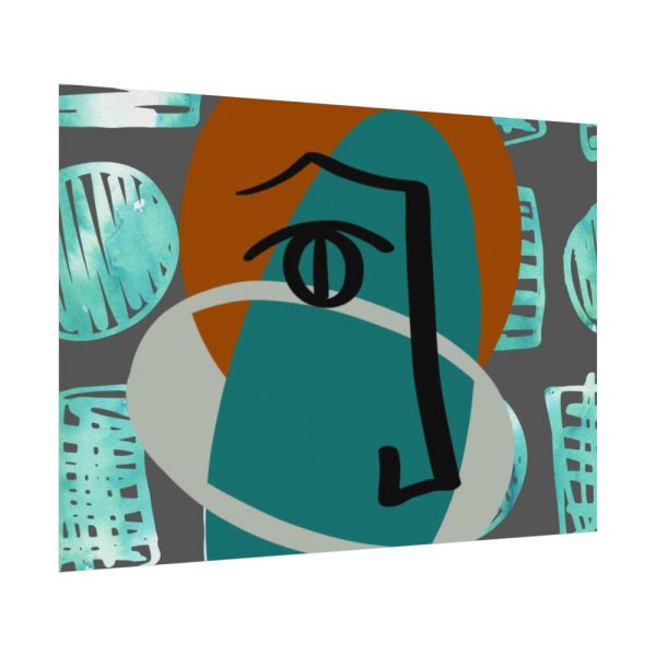92408-452.jpg Picasso Style Face Poster