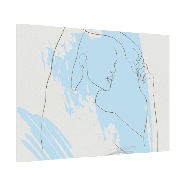 92408-462.jpg One Line Drawing Of a Lady Poster