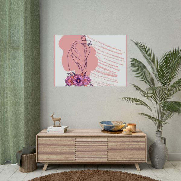 92408-473.jpg Pink Abstract Shapes and a Pink Poster