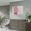92408-474.jpg Pink Abstract Shapes and a Pink Poster