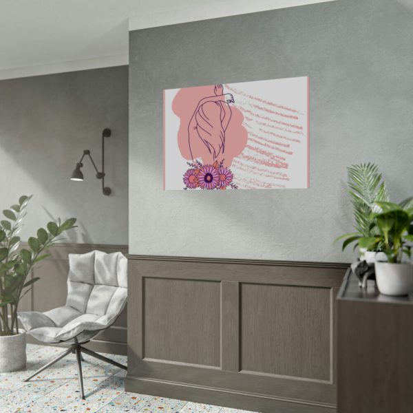 92408-474.jpg Pink Abstract Shapes and a Pink Poster