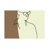 92408-475.jpg Man Holding a Cup of Coffee Poster