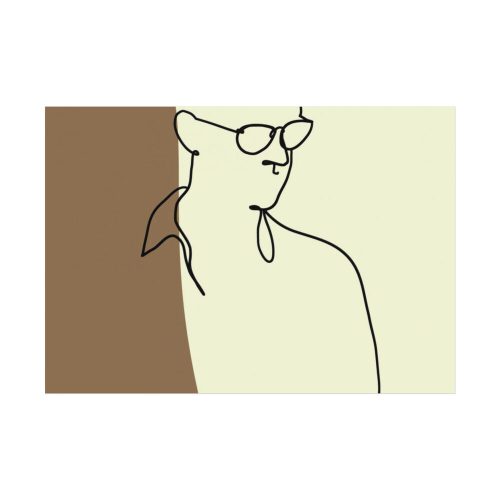 Man Holding a Cup of Coffee Poster