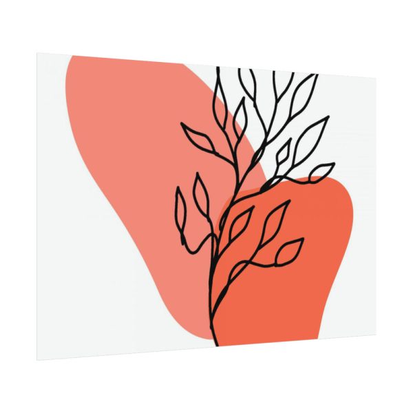 92408-497.jpg Abstract Line Art Plant Poster