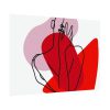 92408-517.jpg Featuring Shapes and Line Art of a Woman Poster