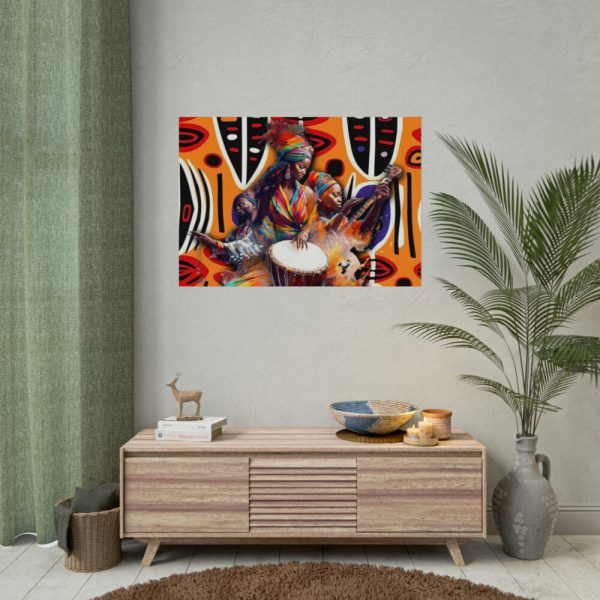 92408-593.jpg Native African Musicians Poster