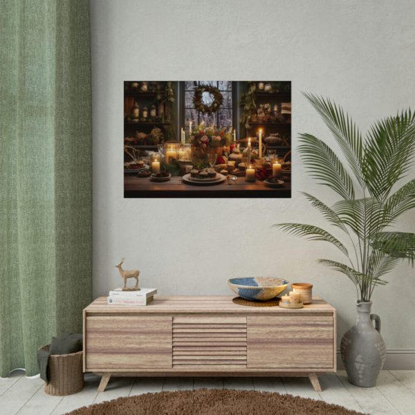 92408-598.jpg Christmas Dinner Table Poster