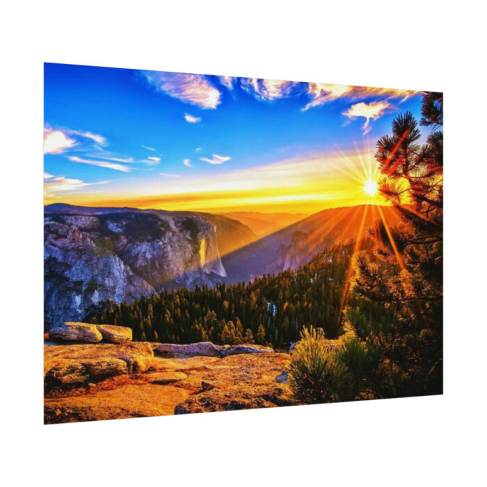 Sunrise in the Mountains Poster - Image 3