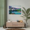 92408-613.jpg Lake and Mountains Poster