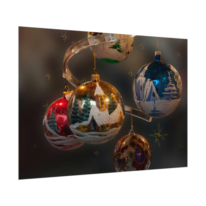 Christmas Baubles Poster - Image 3