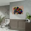 Rainbow Colored Elephant II Poster
