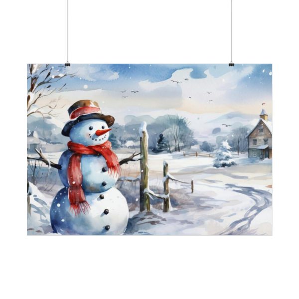 92408-666.jpg Vintage Snowman Art Poster