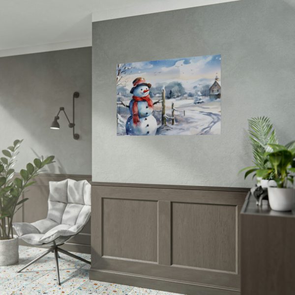 92408-669.jpg Vintage Snowman Art Poster