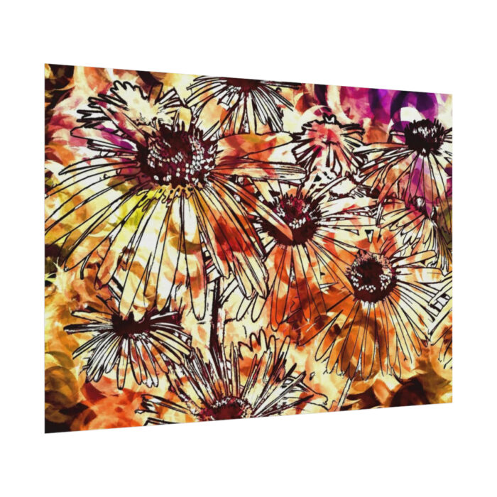 Abstract Flowers Poster - Image 3