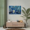 92408-683.jpg Blue Floral Seamless Pattern Poster