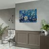 92408-684.jpg Blue Floral Seamless Pattern Poster