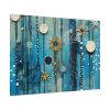 92408-687.jpg Geometric Abstract Blue Painting Poster