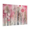 92408-692.jpg Whimsical Pink Winter Forest Art Poster