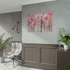 92408-694.jpg Whimsical Pink Winter Forest Art Poster