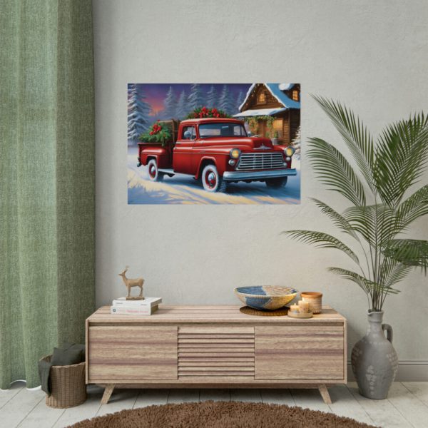 92408-713.jpg Vintage Pickup Truck Christmas I Poster