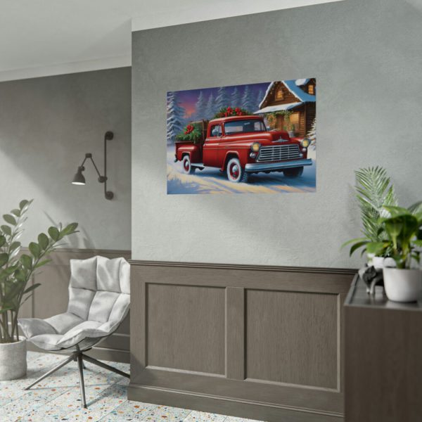 92408-714.jpg Vintage Pickup Truck Christmas I Poster