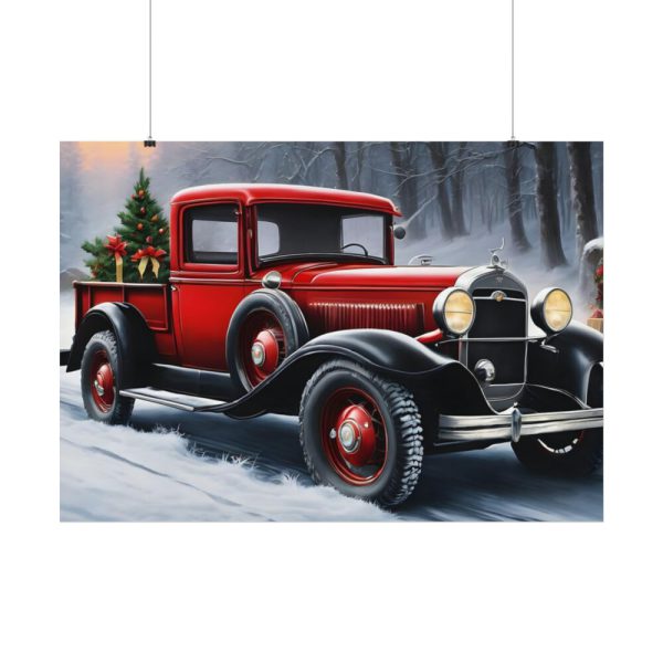 92408-716.jpg Vintage Pickup Truck Christmas II Poster