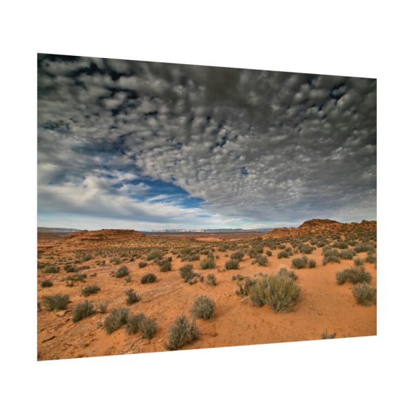 92408-72.jpg Clouds Drift over the Arizona Desert Poster