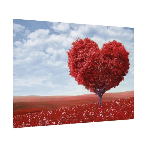 92408-722.jpg Red Tree in Heart Shape Poster