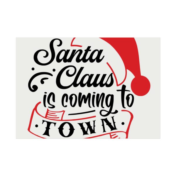 92409-170.jpg Santa Claus Typography Clipart Poster