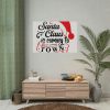92409-173.jpg Santa Claus Typography Clipart Poster