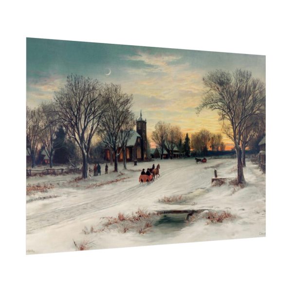 Christmas Eve by W. C. Bauer Poster