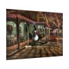 92409-212.jpg Winter Town Urban Christmas Decoration Poster