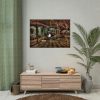 92409-213.jpg Winter Town Urban Christmas Decoration Poster