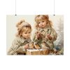 92409-231.jpg Bird And Child Christmas Art Poster