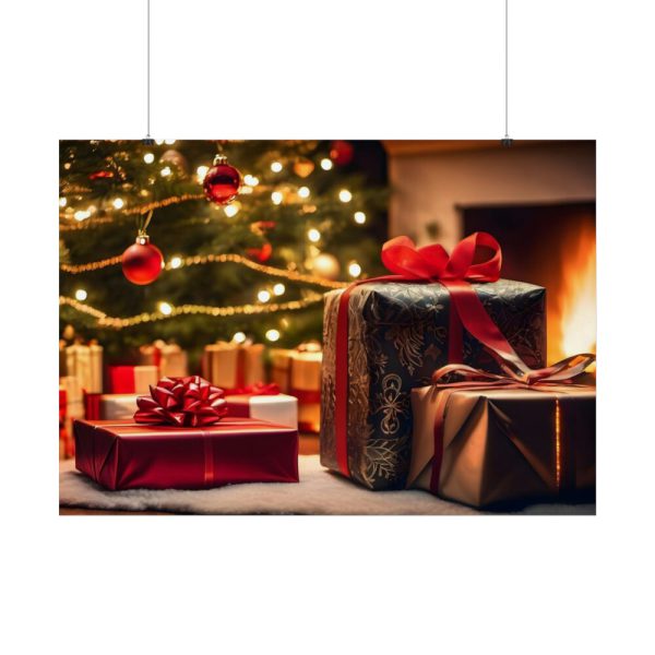 92409-256.jpg Christmas Gifts Fireplace Poster