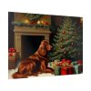92409-272.jpg Irish Setter Vintage Christmas Poster