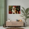 92409-288.jpg English Bulldog Vintage Christmas Poster