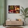 92409-298.jpg Christmas Gifts, Tree and Fireplace Poster