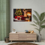 Christmas Gifts, Tree and Fireplace Poster - Image 9