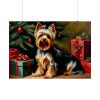 92409-301.jpg Yorkshire Terrier Vintage Christmas Poster